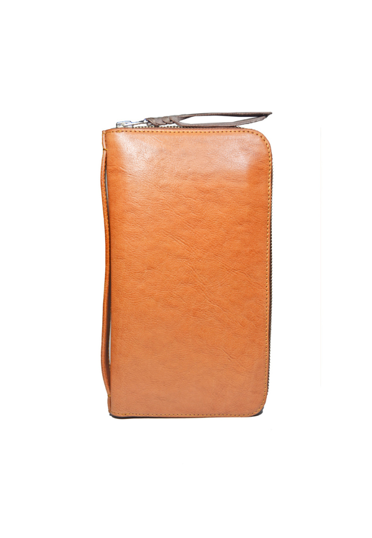 Calanta Passport Wallet Brown