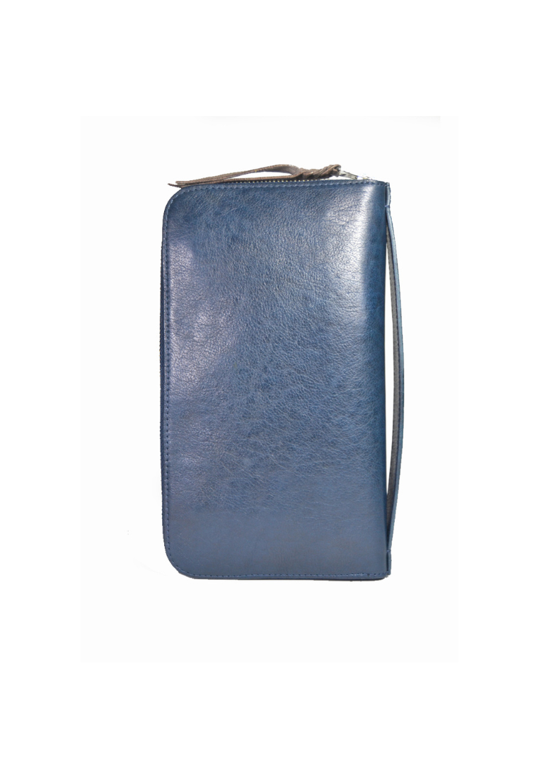 Calanta Passport Wallet Blue